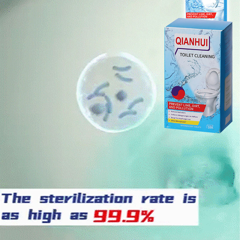 🔥Köp 1 få 1 gratis - 🍋Lemon Scent Toilet Bowl Cleaner Tablets