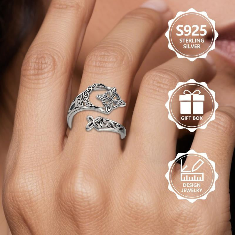 Keltisk treenighetsring – Vintage ring i mystisk stil 🔮